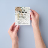 LeahG Groenery Gouden Huwelijks- QR CODE RSVP UITN Flyer (Hand)