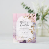 LeahG Ink Ombre Paars Pink Pink Gold Wedding (Staand voorkant)