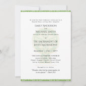 LeahG Keltische Cross Katholieke Bruiloft Nuptial  Kaart (Voorkant)