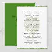 LeahG Keltische Cross Katholieke Bruiloft Nuptial  Kaart (Voorkant / Achterkant)