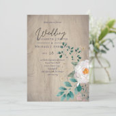 LeahG Landelijke Rozen Zomer Bloemen Bruiloft (Staand voorkant)