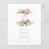 LeahG Lente Zomer Boho Bloemen Bruiloft (Voorkant)