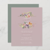 LeahG Lente Zomer Boho Bloemen Bruiloft (Voorkant / Achterkant)