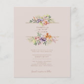 LeahG Lente Zomer Boho Bloemen Bruiloft (Voorkant)