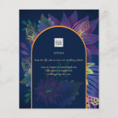 LeahG Marineblauw Paars Goud JEWEL TONES Trouw UIT (Achterkant)