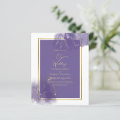 LeahG PAARS GOUD Trouw Lavendel ALCOHOL INKT (Staand voorkant)