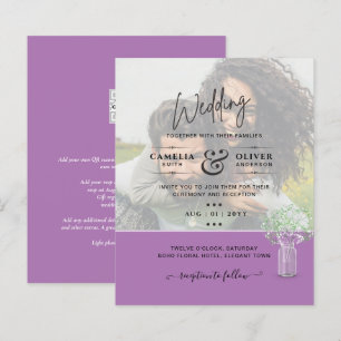 LeahG PHOTO OVERLAY Gypsophila Wedding Invite