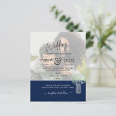 LeahG PHOTO OVERLAY Gypsophila Wedding Invite (Staand voorkant)