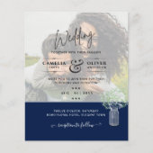 LeahG PHOTO OVERLAY Gypsophila Wedding Invite (Voorkant)