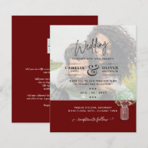LeahG PHOTO OVERLAY Gypsophila Wedding Invite