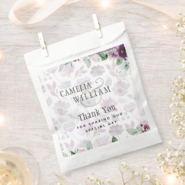 LeahG Plum Paarse Bes Bloemige Trouw Herfst Winter Bedankzakje