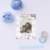 LeahG Plum Paarse Bes Bloemige Trouw Herfst Winter Flyer (Enkel)