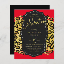 LeahG Pretty Girly Bachelorette Glam Dierprinten