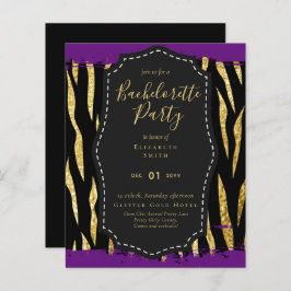 LeahG Pretty Girly Bachelorette Glam Dierprinten