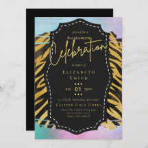 LeahG Pretty Girly Bachelorette Glam Dierprinten