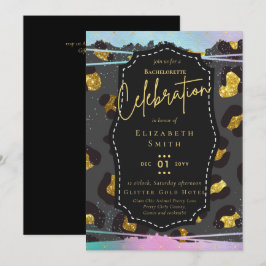 LeahG Pretty Meisjesachtig Vrijgezellenfeest Glam Kaart