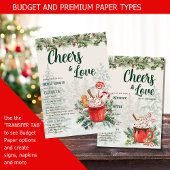 LeahG Proost op Liefde Winter Vrijgezellenfeest Br Kaart