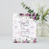 LeahG Prum Paarse Bes Bloemige Trouw Herfst Winter (Staand voorkant)