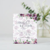 LeahG Prum Purper Bes Bloemig Bruiloft Herfst Wint (Staand voorkant)