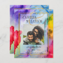 LeahG Regenboog Pride Inkt FOTO Huwelijk Bewaar Da