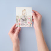 LeahG Roze Calla Lily PHOTO Overlay Wedding Invite Flyer (Hand)