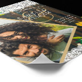 LeahG Rustic Sunflower Lace PHOTO Wedding WELCOME Poster (Hoek)