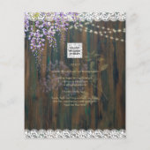 LeahG Rustic WISTERIA Kanten Bloemen Bruiloft UITN (Achterkant)