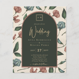 LeahG Smaragdgroene Terracotta Goud HERFST Bruilof