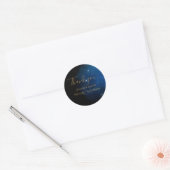 LeahG Sterrennacht Galaxy Dank u Stickers (Envelop)