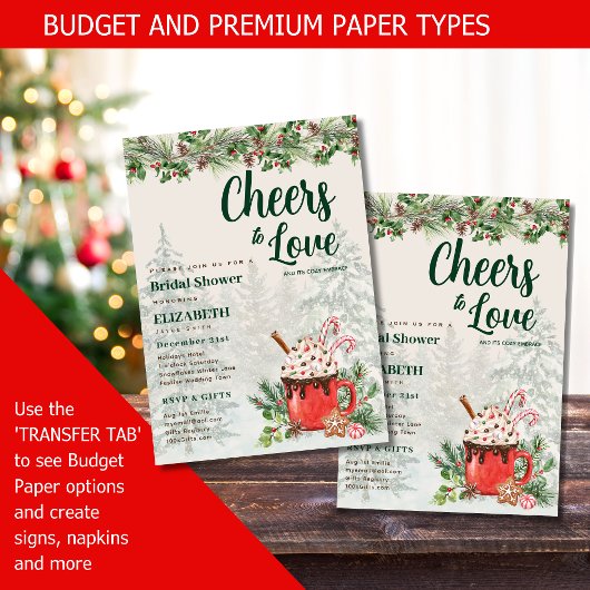 LeahG Winter Cheer Hygge Vrijgezellenfeest bruilof Kaart