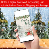 LeahG Winter Cheer Hygge Vrijgezellenfeest bruilof Kaart