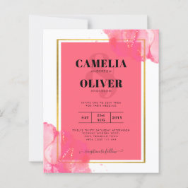 LeahG Zalm ROZE GOUD TROUW Alcohol Inkt