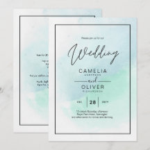 LeahG Zee Glass Turquoise Blauwgroen Blue Wedding 