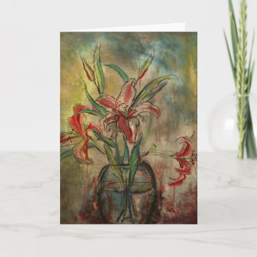 Leah's Lilies Kaart (Voorkant)