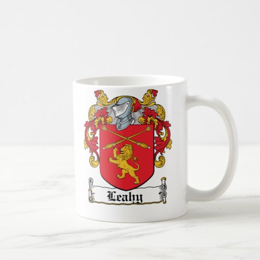 Leahy Family Crest Koffiemok (Rechts)
