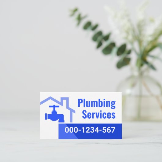 Leaking Faucet From Building Frame Visitekaartje (Staand voorkant)