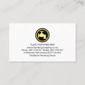 Leaking Faucet Pipe Under Rooftop Visitekaartje (Achterkant)