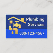 Leaking Faucet Pipe Under Rooftop Visitekaartje (Voorkant)