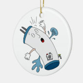 Leaking Water Heater Cartoon Keramisch Ornament (Links)