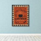 Leaky Cauldron Lounge Mason Halloween Art Canvas Afdruk (Insitu (Houten vloer))