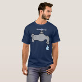 Leaky Faucet Plumber T-shirt (Voorkant volledig)