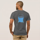#LeakyBucket (met water) T-shirt (Achterkant volledig)