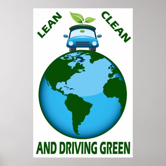 LEAN CLEAN EN RIJGROEN POSTER (Voorkant)