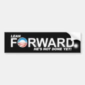 Lean Forward - Anti-Obama Bumpersticker (Voorkant)