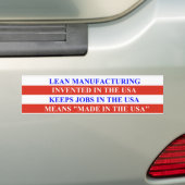 Lean Manufacturing Bumpersticker (Op auto)