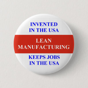 Lean Manufacturing Ronde Button 5,7 Cm
