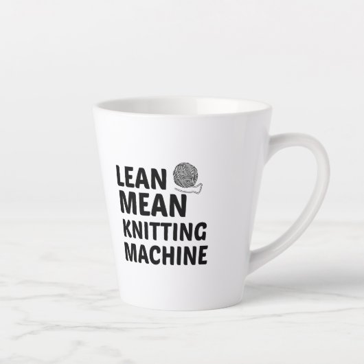 LEAN MEAN KNITTING MACHINE LATTE MOK (Rechts)