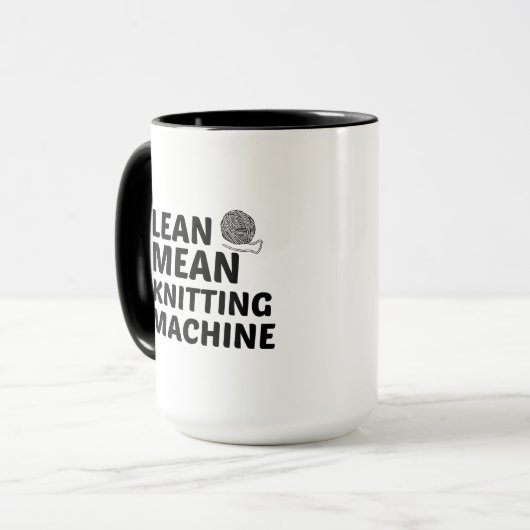 LEAN MEAN KNITTING MACHINE MOK (Voorkant links)