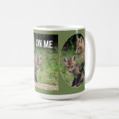 Lean on me Text Koffiemok (Voorkant rechts)