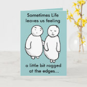 Lean op me, als je je neervoelt kaart (Gele Bloem)